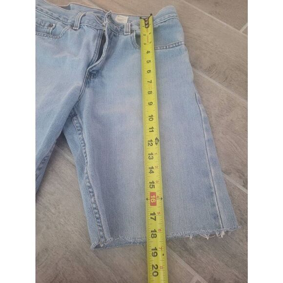 Levi's Vintage 577 Jeans Lower Rise Loose Fit Repurposed Cut-off Shorts Jhorts S - Picture 4 of 12